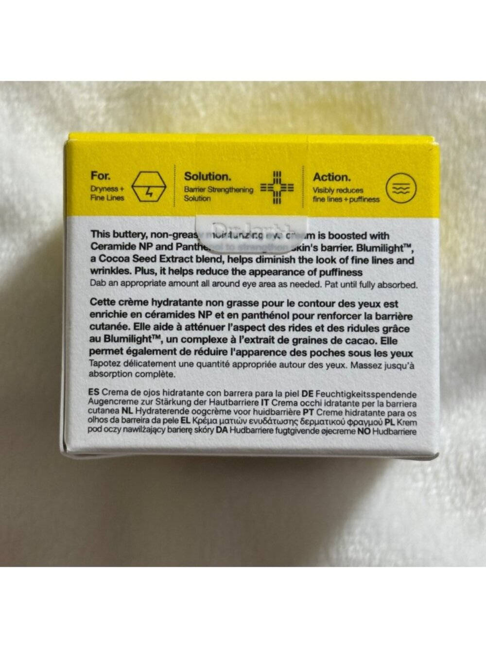 Dr. Jart+ Ceramidin Skin Barrier Moisturizing Eye Cream 15ML - Picture 4 of 7
